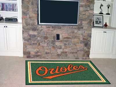 Baltimore Orioles 5x8 Rug - Click Image to Close