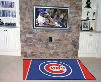 Chicago Cubs 5x8 Rug - Click Image to Close