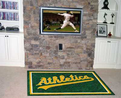 Oakland Athletics 5x8 Rug - Click Image to Close