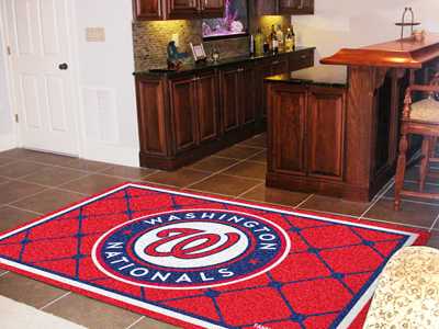 Washington Nationals 5x8 Rug - Click Image to Close