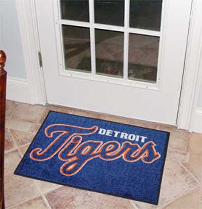 Detroit Tigers Starter Rug - Click Image to Close