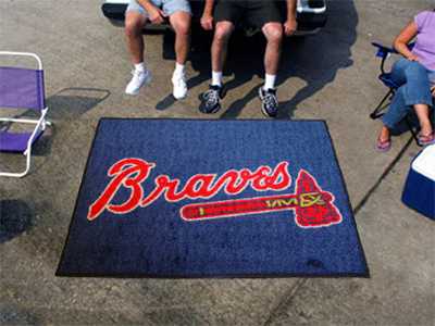 Atlanta Braves Tailgater Rug - Click Image to Close