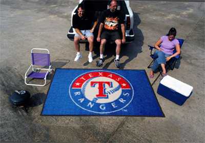 Texas Rangers Ulti-Mat Rug - Click Image to Close