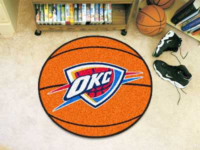 Oklahoma City Thunder Basketball Rug - Click Image to Close