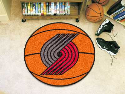 Portland Trail Blazers Basketball Rug - Click Image to Close