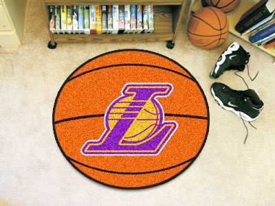 Los Angeles Lakers Basketball Rug - Click Image to Close