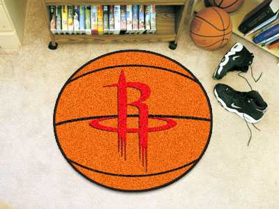 Houston Rockets Basketball Rug - Click Image to Close