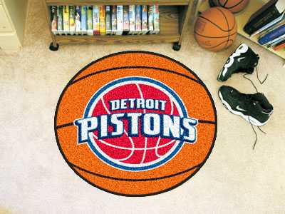 Detroit Pistons Basketball Rug - Click Image to Close