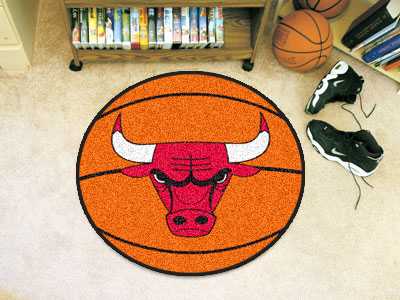 Chicago Bulls Basketball Rug - Click Image to Close