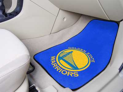 Golden State Warriors Carpet Car Mats - Click Image to Close