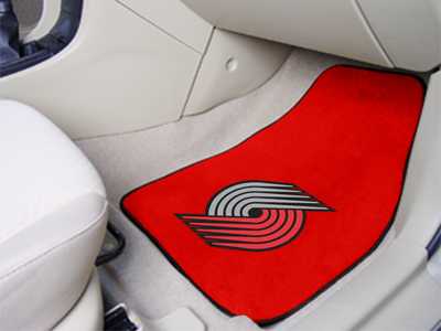 Portland Trail Blazers Carpet Car Mats - Click Image to Close