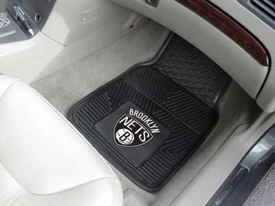 Brooklyn Nets Heavy Duty Vinyl Car Mats - Click Image to Close