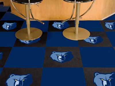Memphis Grizzlies Carpet Floor Tiles - Click Image to Close