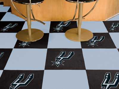 San Antonio Spurs Carpet Floor Tiles - Click Image to Close