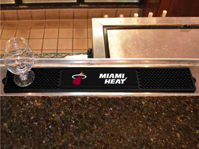 Miami Heat Drink/Bar Mat - Click Image to Close