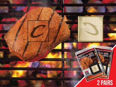 Cleveland Cavaliers Food Branding Iron - 2 Pack - Click Image to Close