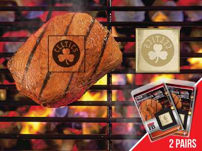 Boston Celtics Food Branding Iron - 2 Pack - Click Image to Close