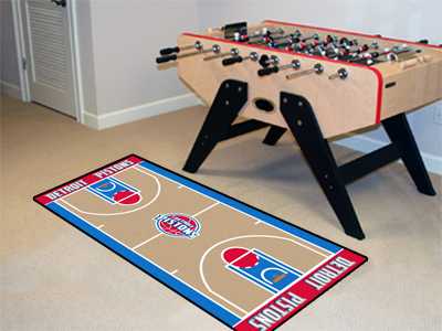 Detroit Pistons Basketball Court Runner - Click Image to Close