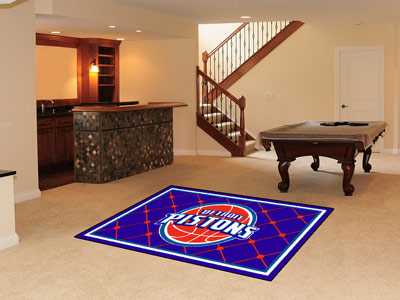 Detroit Pistons 5x8 Rug - Click Image to Close