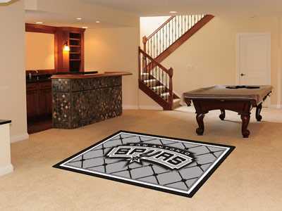 San Antonio Spurs 5x8 Rug - Click Image to Close