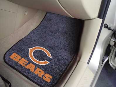 Chicago Bears Carpet Car Mats - Click Image to Close
