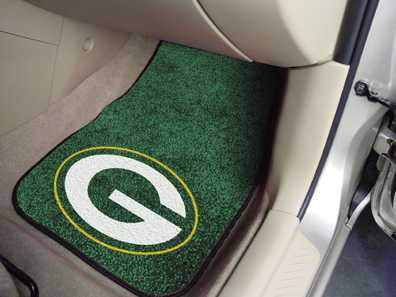 Green Bay Packers Carpet Car Mats - Click Image to Close