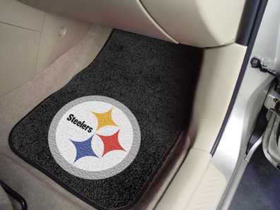 Pittsburgh Steelers Carpet Car Mats - Click Image to Close