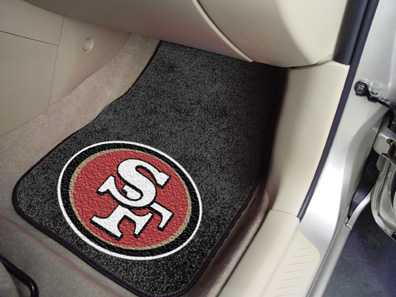 San Francisco 49ers Carpet Car Mats - Click Image to Close