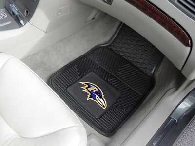 Baltimore Ravens Heavy Duty Vinyl Car Mats - Click Image to Close