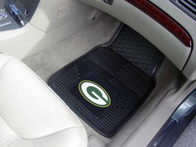 Green Bay Packers Heavy Duty Vinyl Car Mats - Click Image to Close