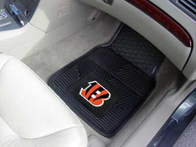 Cincinnati Bengals Heavy Duty Vinyl Car Mats - Click Image to Close