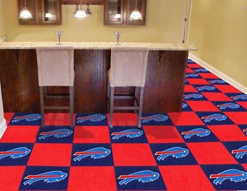 Buffalo Bills Carpet Floor Tiles - Click Image to Close