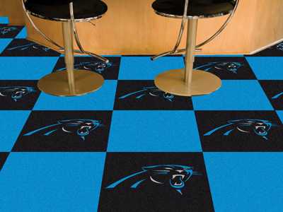 Carolina Panthers Carpet Floor Tiles - Click Image to Close