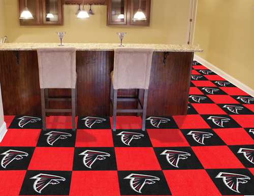 Atlanta Falcons Carpet Floor Tiles - Click Image to Close