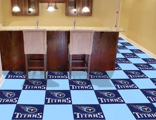 Tennessee Titans Carpet Floor Tiles - Click Image to Close