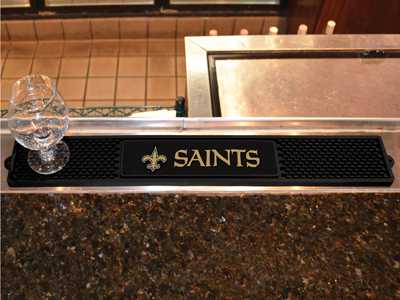 New Orleans Saints Drink/Bar Mat - Click Image to Close