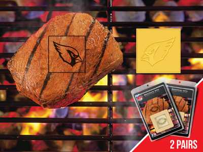 Arizona Cardinals Food Branding Iron - 2 Pack - Click Image to Close