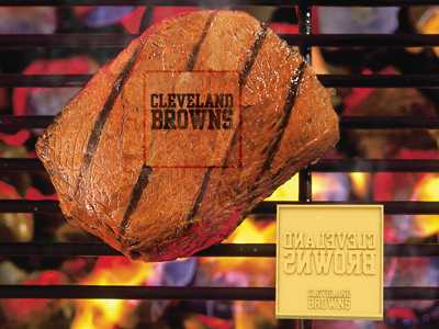 Cleveland Browns Food Branding Iron - Click Image to Close