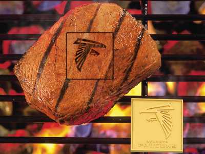 Atlanta Falcons Food Branding Iron - Click Image to Close