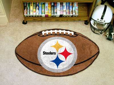 Pittsburgh Steelers Football Rug - Click Image to Close