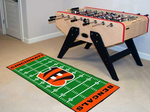 Cincinnati Bengals Football Field Runner - Click Image to Close