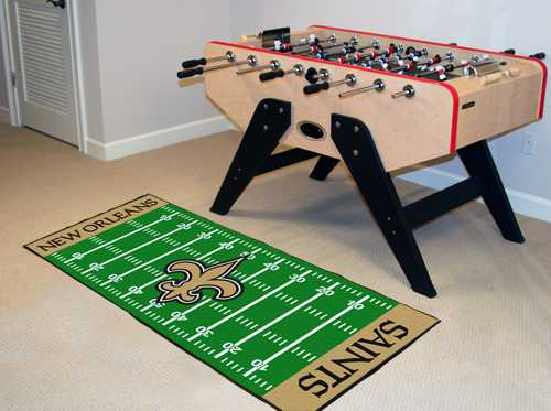 New Orleans Saints Football Field Runner - Click Image to Close