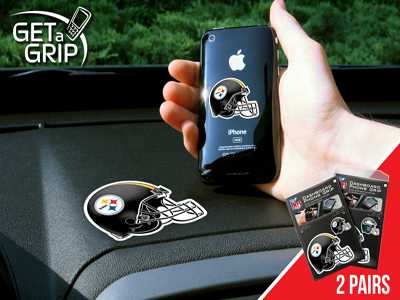 Pittsburgh Steelers Cell Phone Grips - 2 Pack - Click Image to Close