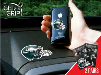 Philadelphia Eagles Cell Phone Grips - 2 Pack - Click Image to Close