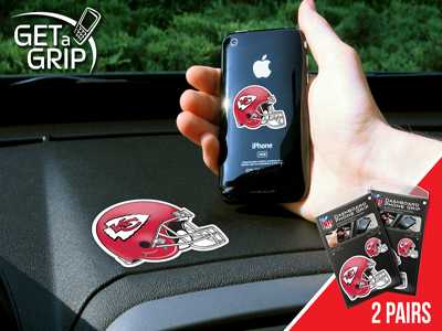 Kansas City Chiefs Cell Phone Grips - 2 Pack - Click Image to Close