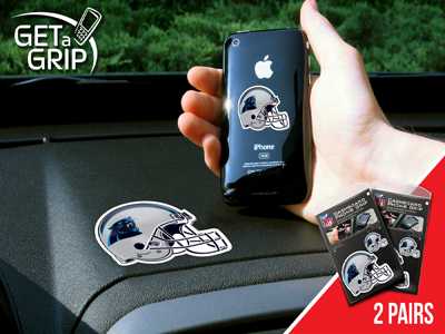 Carolina Panthers Cell Phone Grips - 2 Pack - Click Image to Close