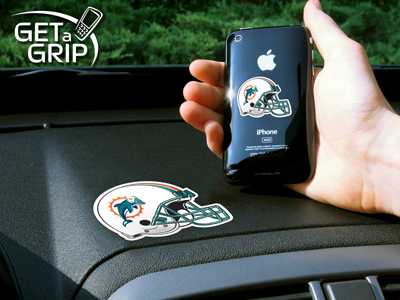 Miami Dolphins Cell Phone Gripper - Click Image to Close