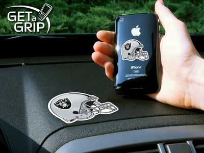 Oakland Raiders Cell Phone Gripper - Click Image to Close
