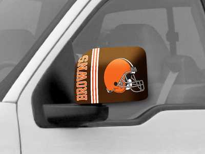 Cleveland Browns Large Mirror Covers - Click Image to Close