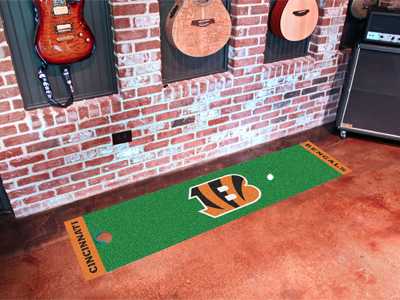 Cincinnati Bengals Putting Green Mat - Click Image to Close